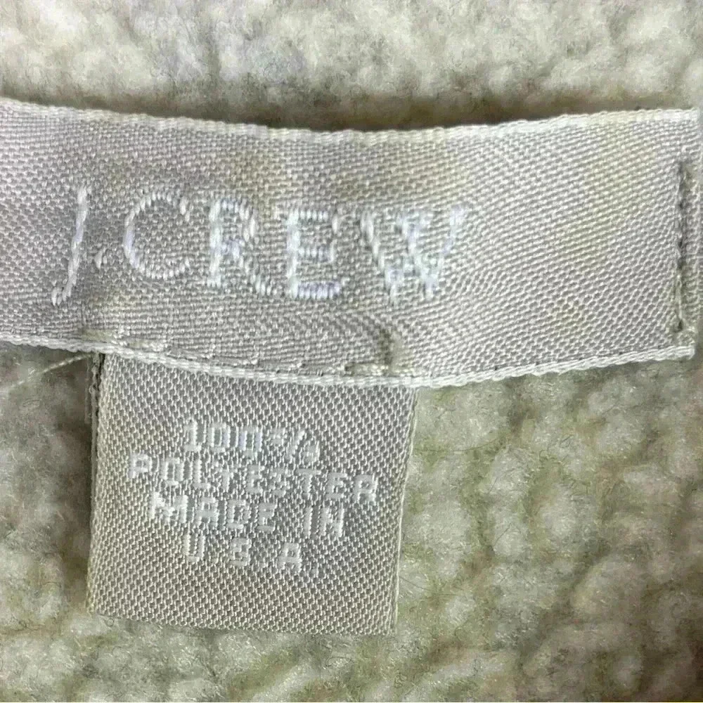 J. Crew Vintage Fleece Sherpa Jacket Size Medium